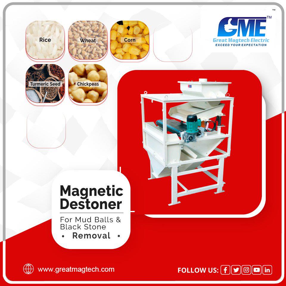 Benefits Of Magnetic Destoner In Rice & Wheat Cleaning Line